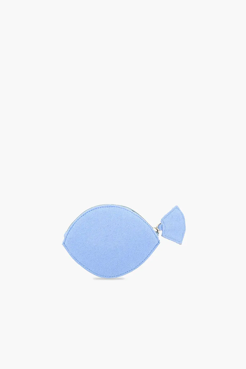 Fish & Fins Mini Coin Pouch - Blue Coral