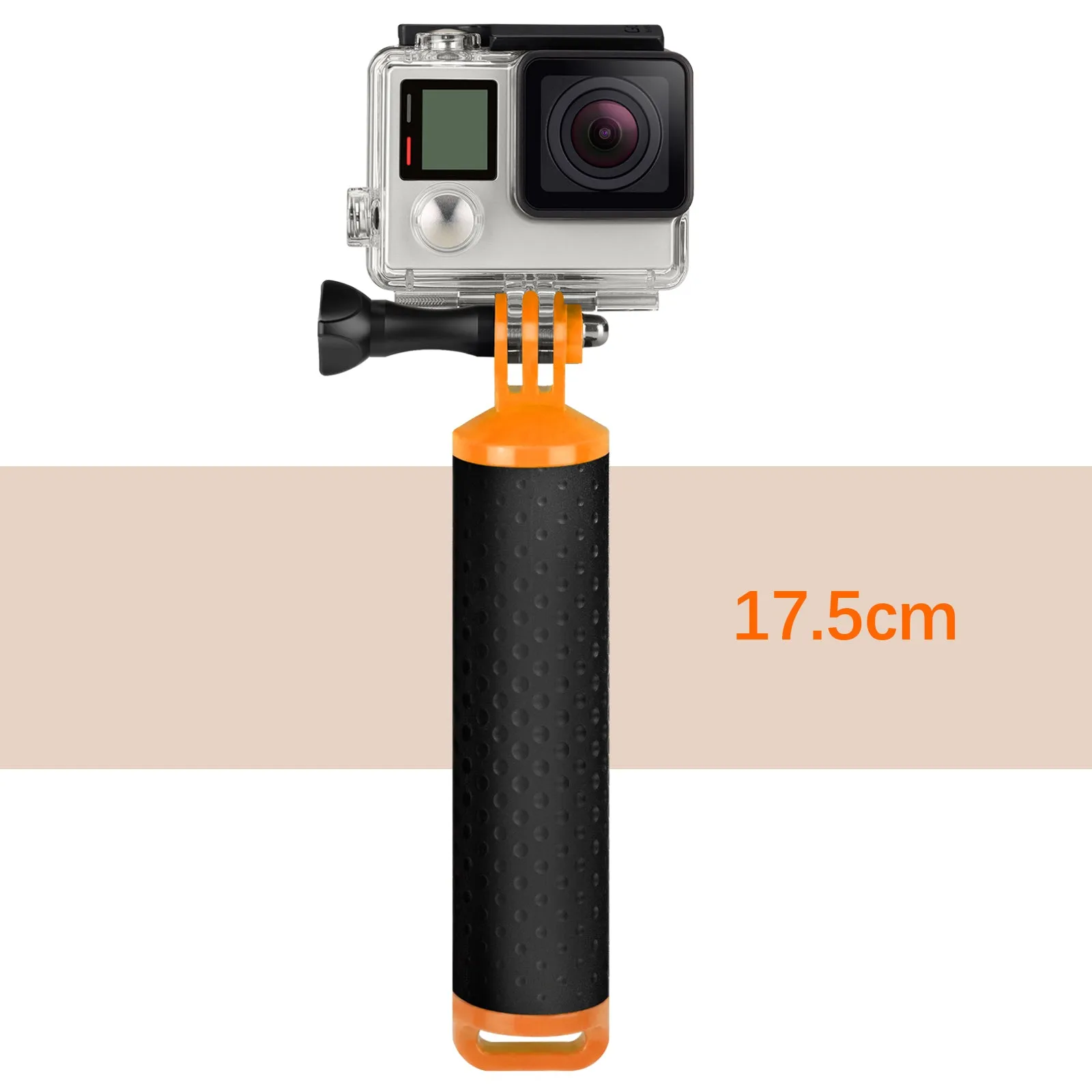 Float Hand Grip Buoyancy Rod Pole Stick Monopod Tripod for Gopro Go Pro Hero gray