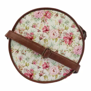 Floral Round Sling Bag