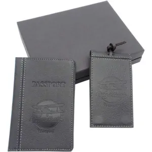 Flying is Freedom Passport & Magnetic Luggage Tag Gift Set