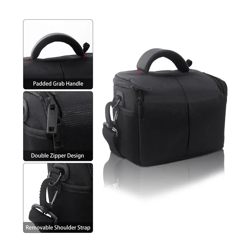 fosoto Digital DSLR Camera Bag Case Waterproof Photography Video Photo Shoulder Bags For Canon SX410 SX400 Nikon L340 L330 L840