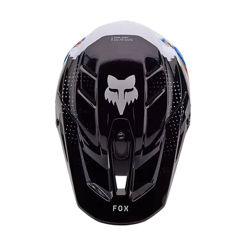 Fox - V3 RS Scans LE White Black Helmet