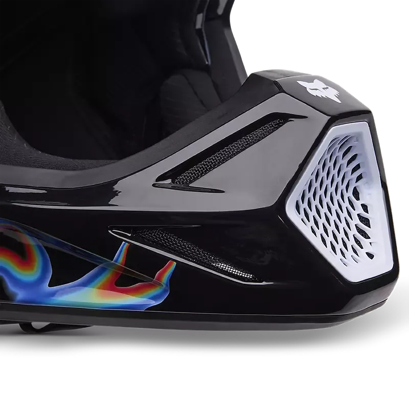 Fox - V3 RS Scans LE White Black Helmet