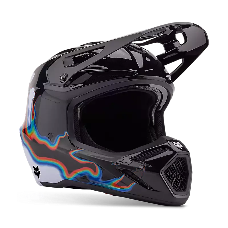 Fox - V3 RS Scans LE White Black Helmet