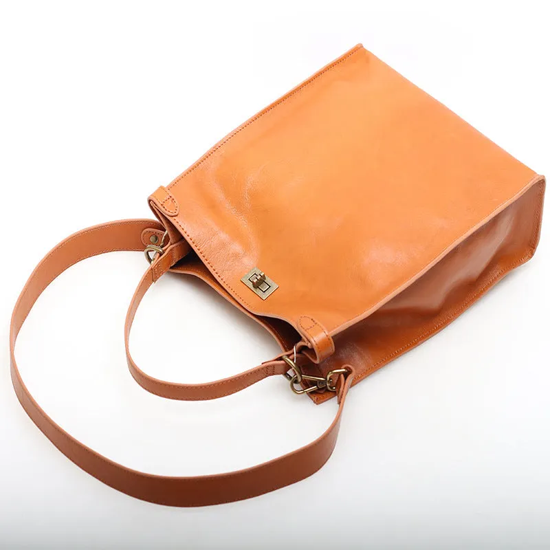 Full Grain Leather Handbag Women Leather Bag Handmade Leather Shoulder Bag Handmade Leather Crossbody Bag For Woman