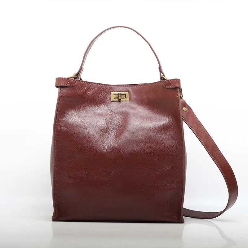 Full Grain Leather Handbag Women Leather Bag Handmade Leather Shoulder Bag Handmade Leather Crossbody Bag For Woman