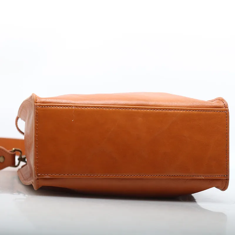 Full Grain Leather Handbag Women Leather Bag Handmade Leather Shoulder Bag Handmade Leather Crossbody Bag For Woman