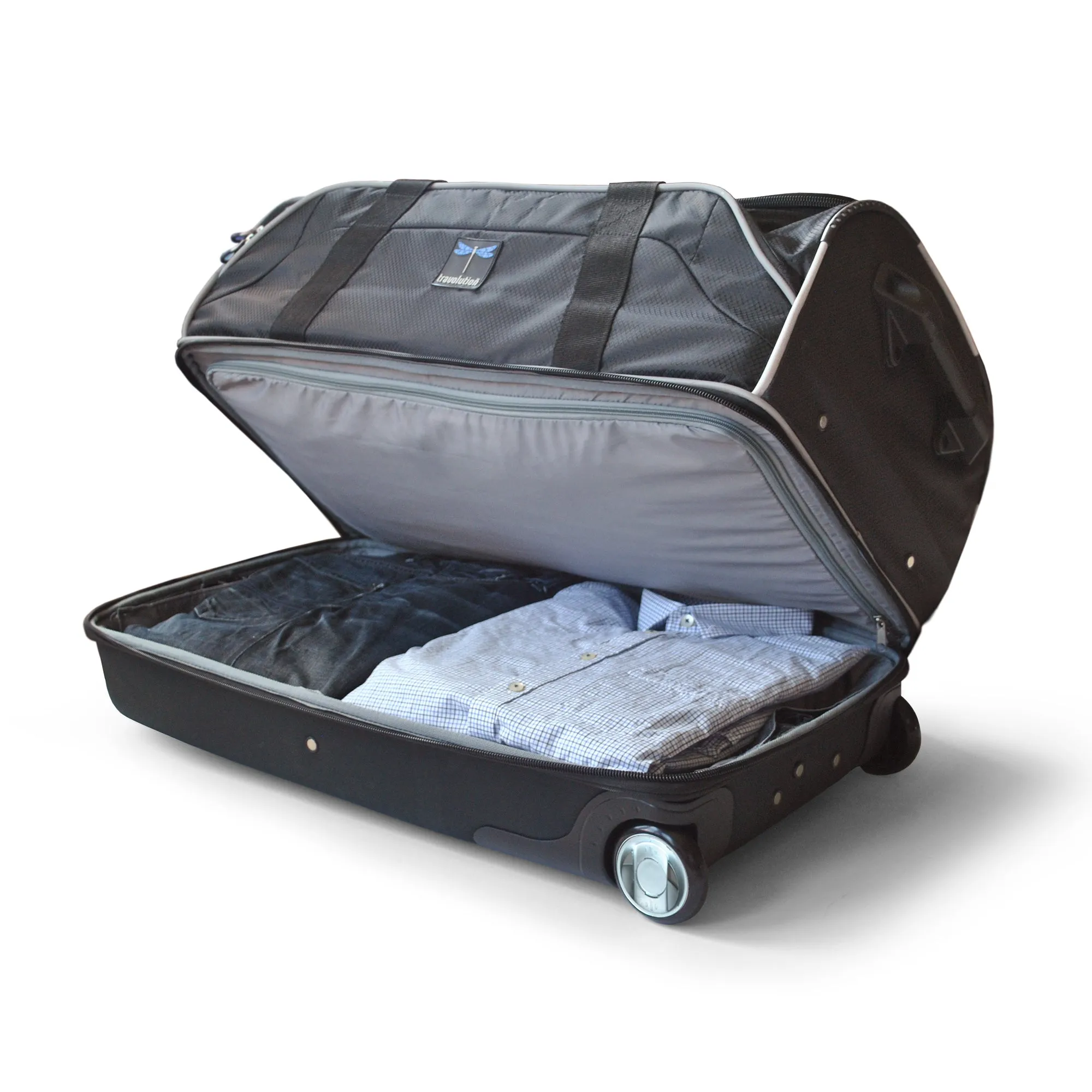 GENTLY USED - Original Travolution 28in Wheeled Duffel Bag With Garment Rack