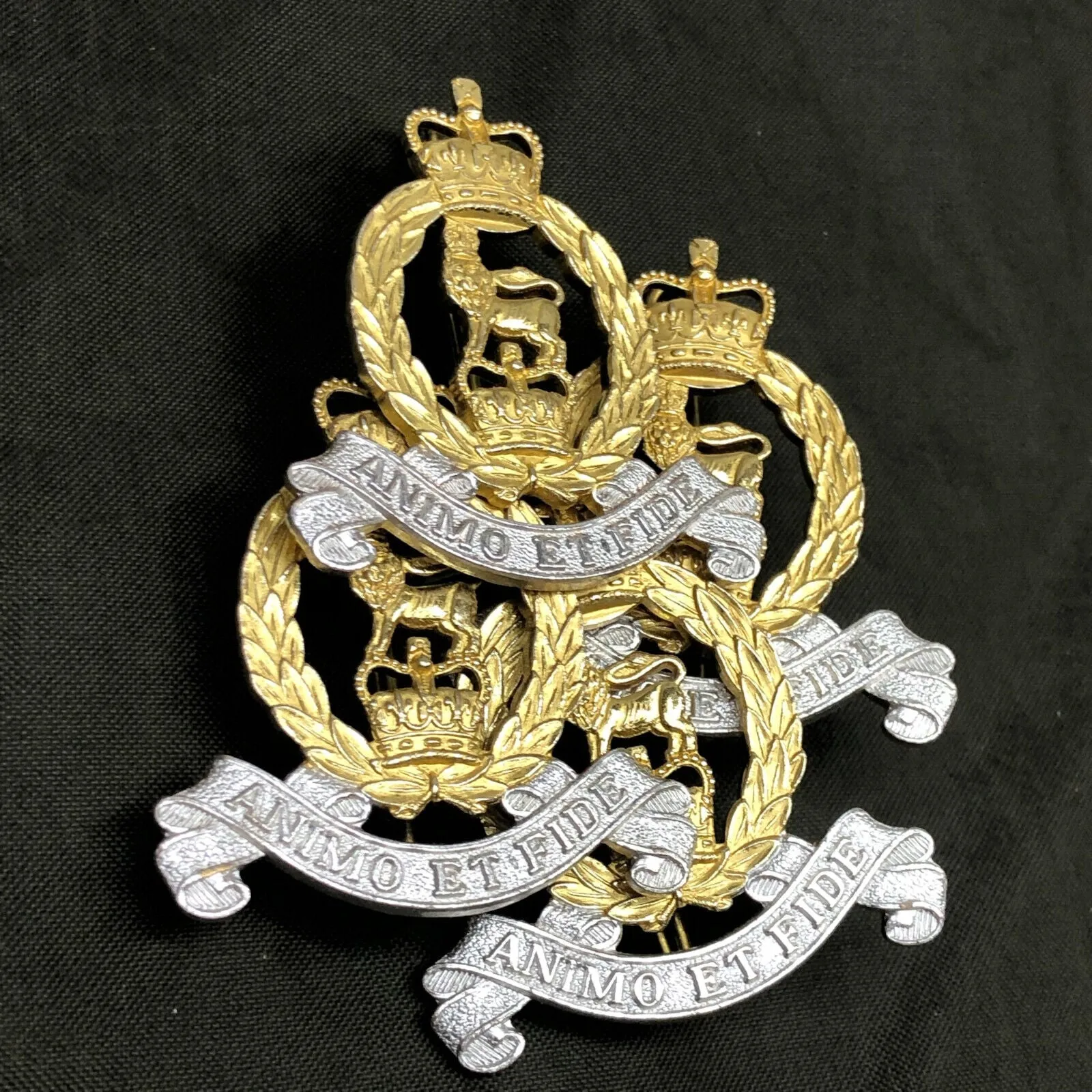 Genuine British Army Adjutant General’s Corps AGC Cap Badge