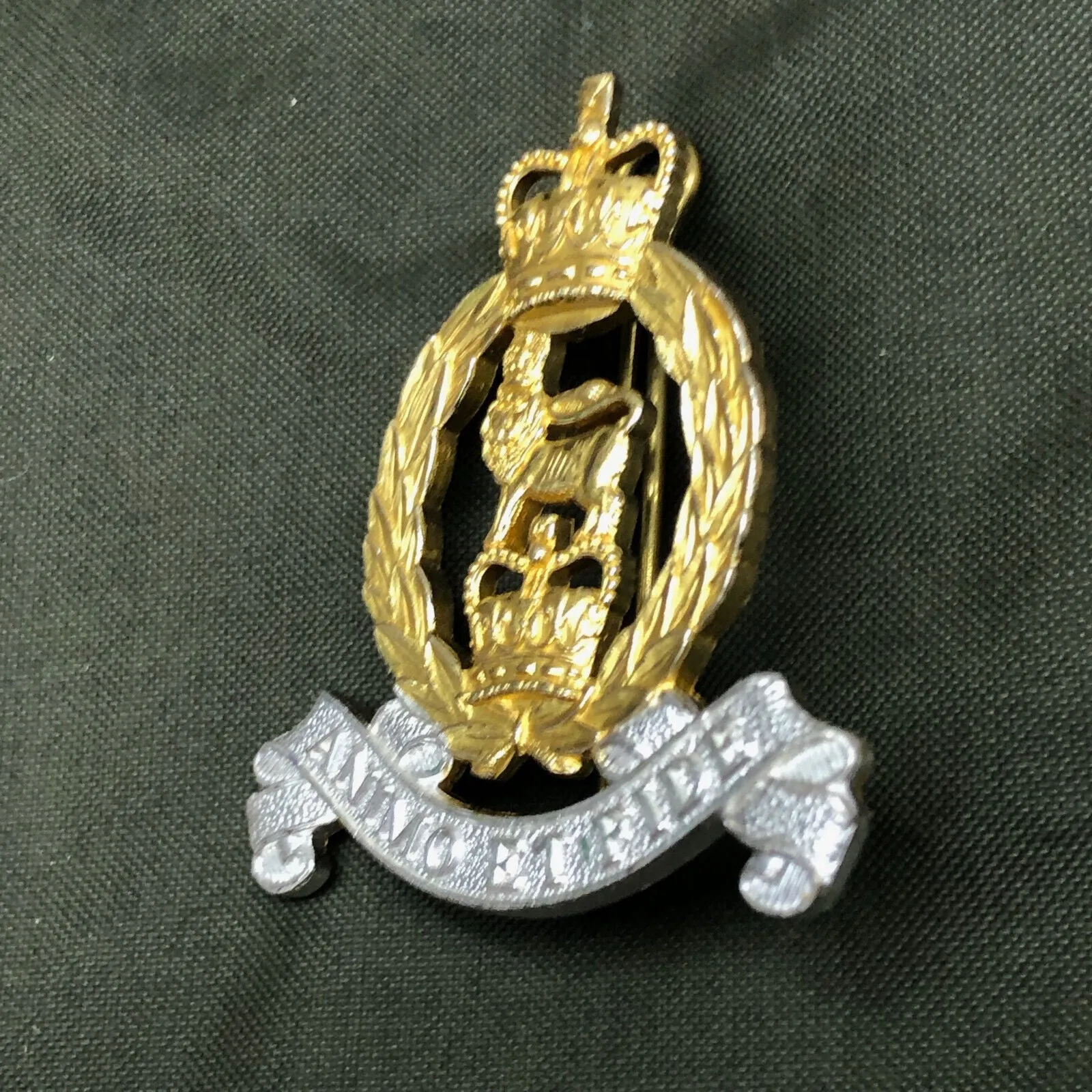 Genuine British Army Adjutant General’s Corps AGC Cap Badge