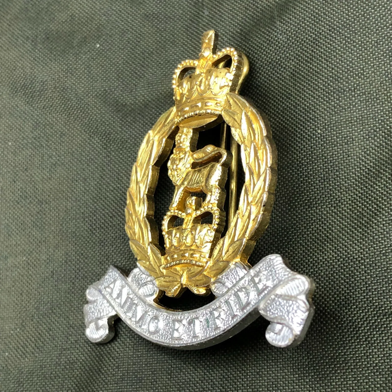 Genuine British Army Adjutant General’s Corps AGC Cap Badge