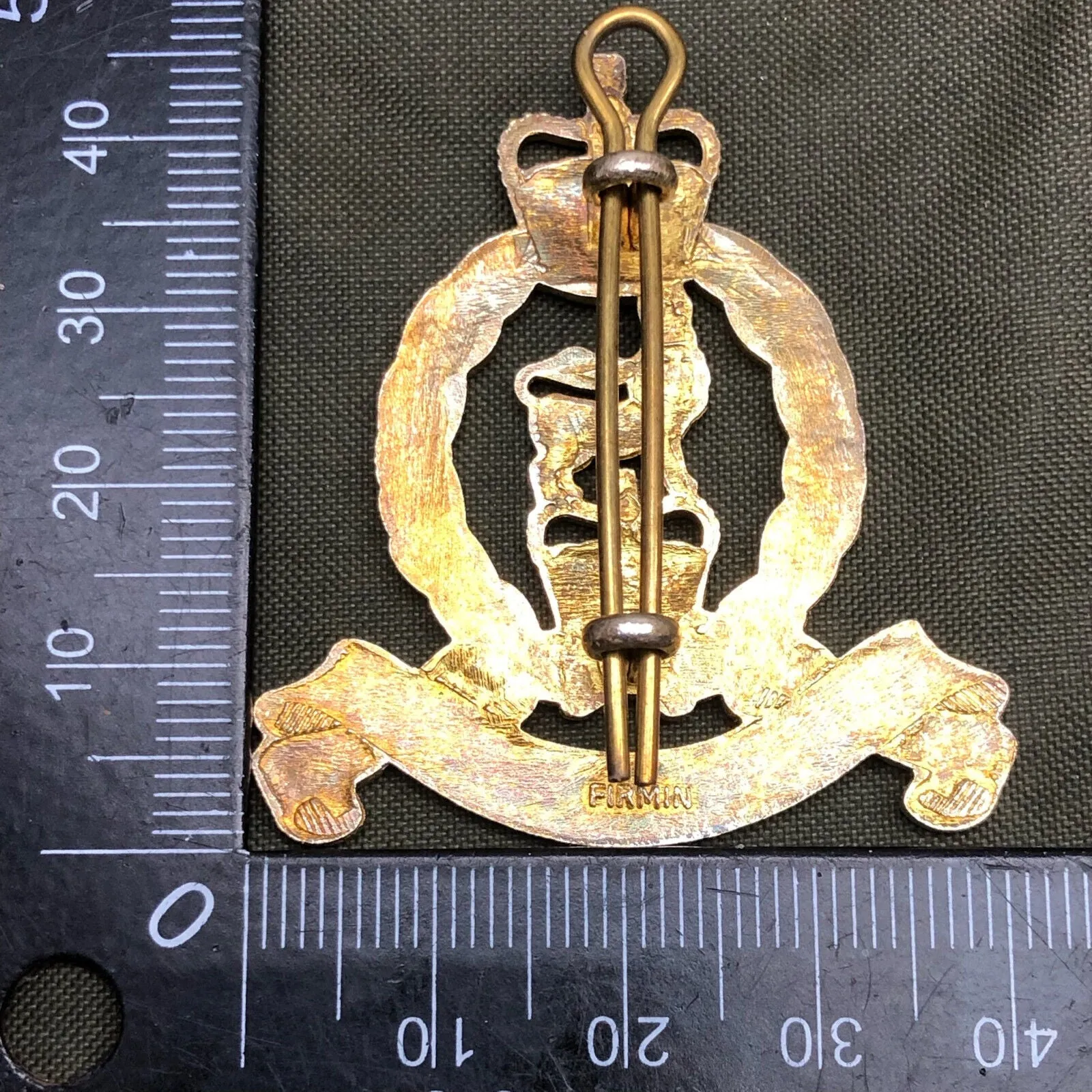 Genuine British Army Adjutant General’s Corps AGC Cap Badge