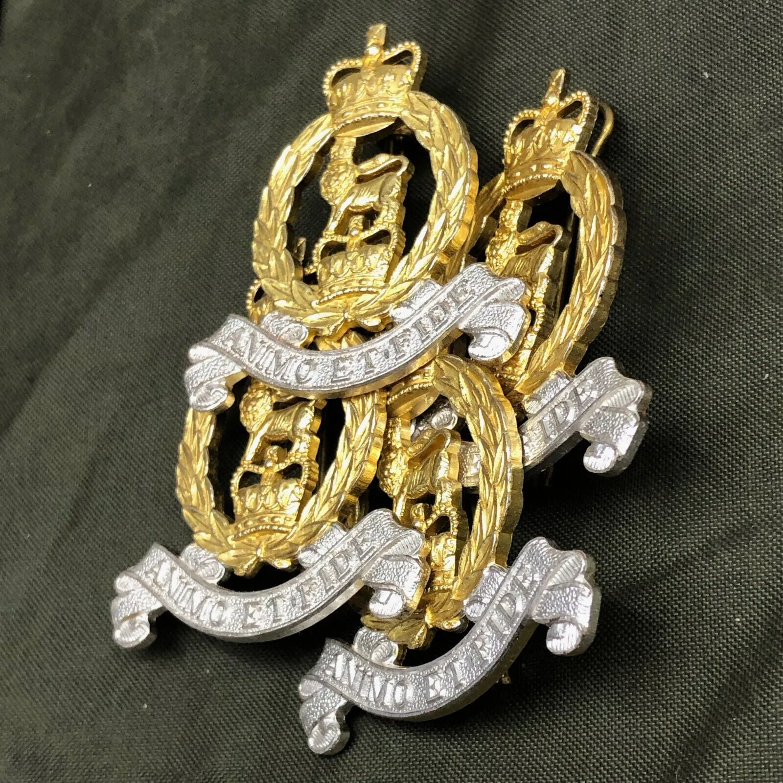 Genuine British Army Adjutant General’s Corps AGC Cap Badge