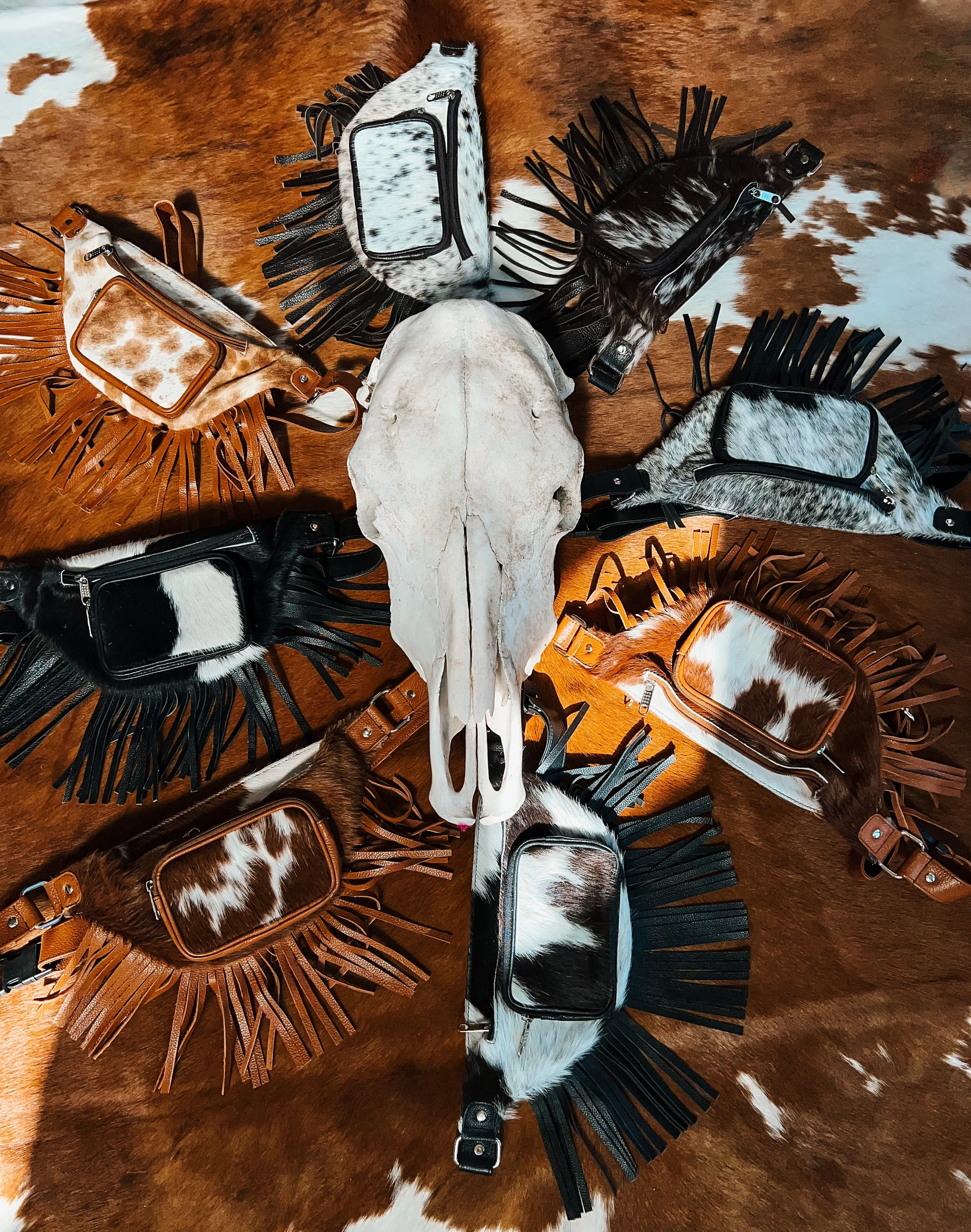 Genuine Cowhide Fanny Packs