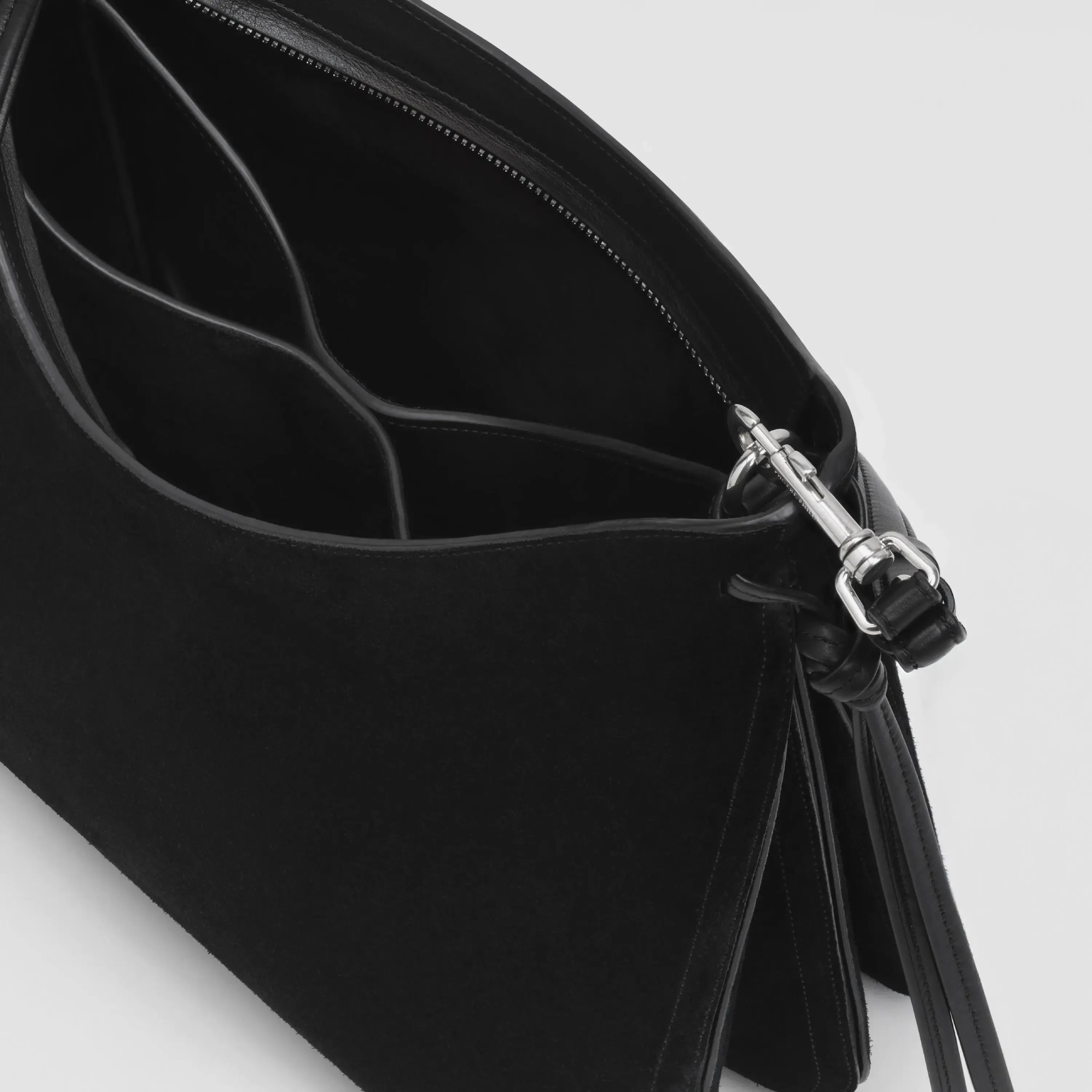 GIG BAG | black suede with silver