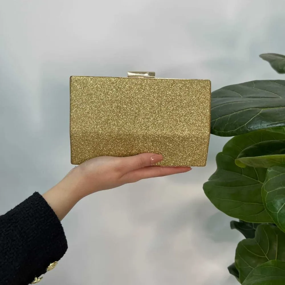 Glitter Chain Clutch Bag