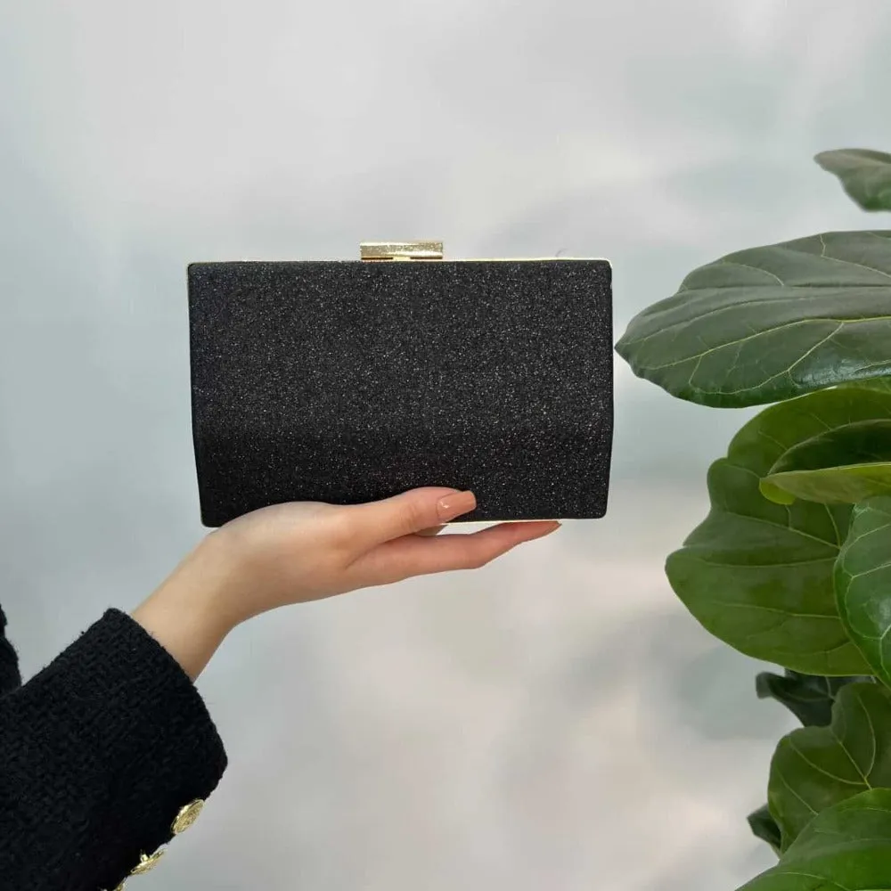 Glitter Chain Clutch Bag