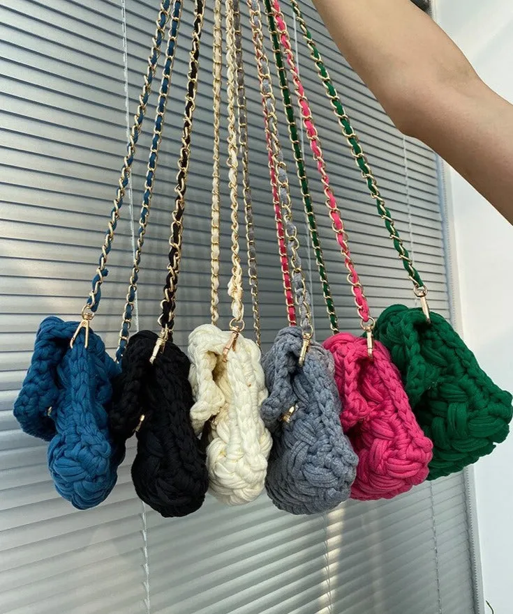Going Out Woven Sling Purse | Knitted crossbody bag | Sling Bag | Clutch Purse