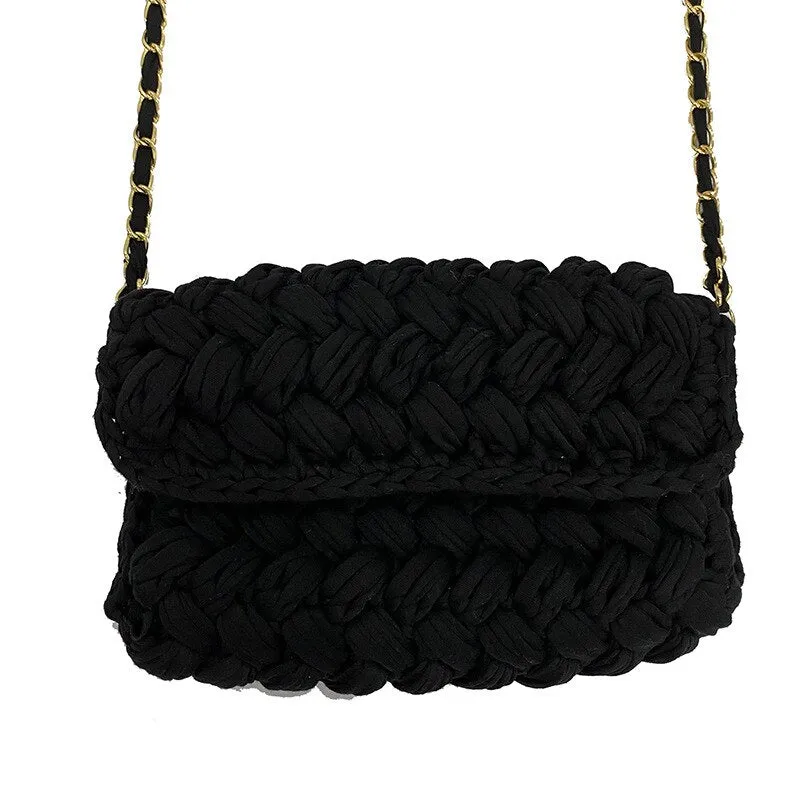 Going Out Woven Sling Purse | Knitted crossbody bag | Sling Bag | Clutch Purse