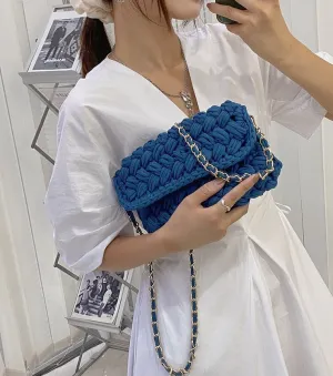 Going Out Woven Sling Purse | Knitted crossbody bag | Sling Bag | Clutch Purse
