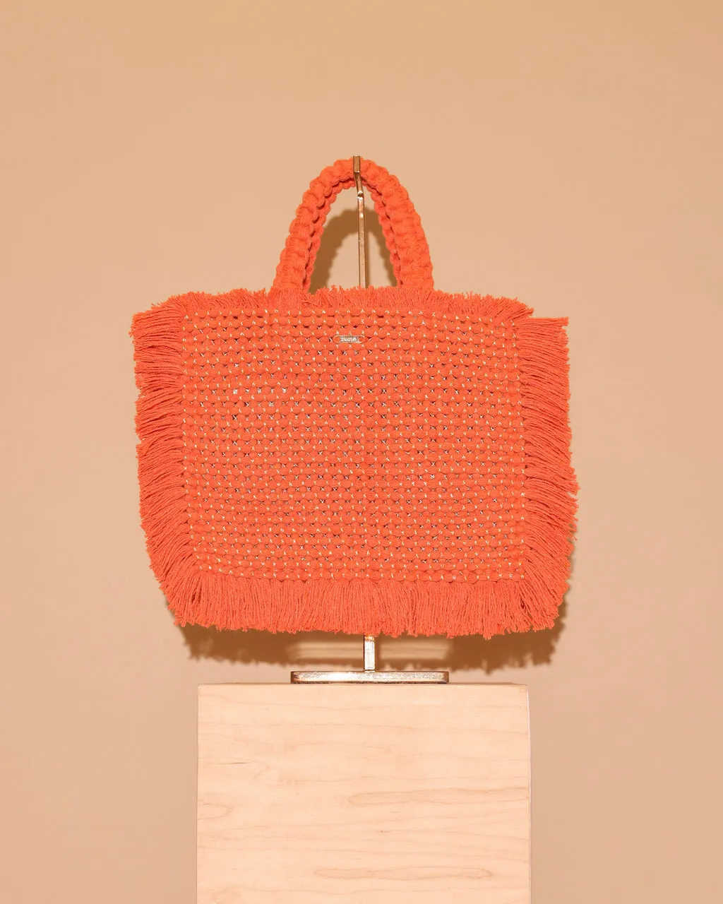 Gossypium Crossbody Bag Orange & Gold