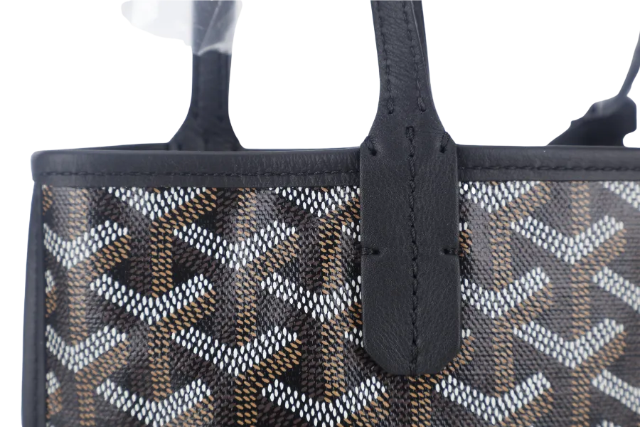 GOYARD ANJOU MINI BAG BLACK COLOR WITH DUST COVER