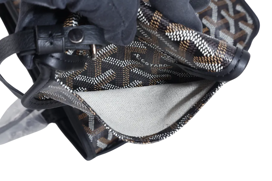 GOYARD ANJOU MINI BAG BLACK COLOR WITH DUST COVER