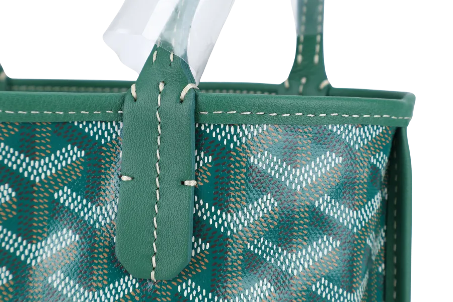 GOYARD ANJOU MINI BAG GREEN COLOR WITH DUST COVER