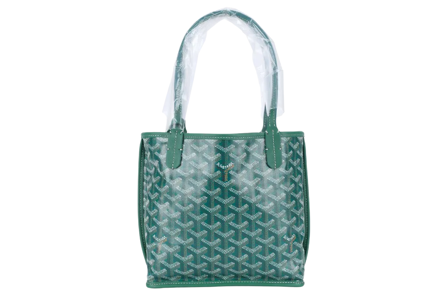 GOYARD ANJOU MINI BAG GREEN COLOR WITH DUST COVER
