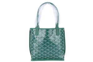 GOYARD ANJOU MINI BAG GREEN COLOR WITH DUST COVER