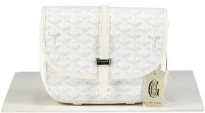 Goyard Goyardine Belvedere II White Pm Messenger Bag