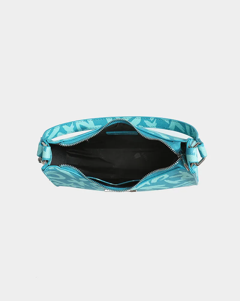 Graffiti Shoulder Bag in Blue