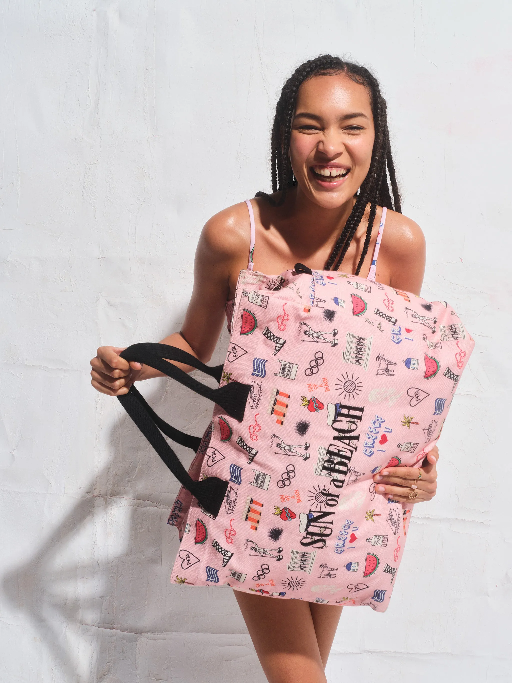 Greek Lover | Travel Tote Beach Bag