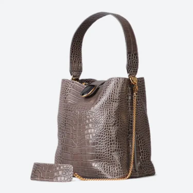 GREY SAMAR BUCKET BAG
