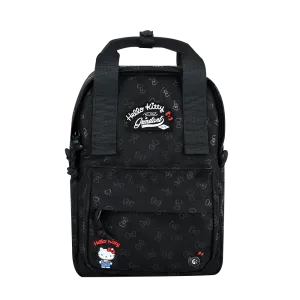 Grinstant x Sanrio Edition - CARA 9.7" Mini Backpack in Hello Kitty Black Overprint