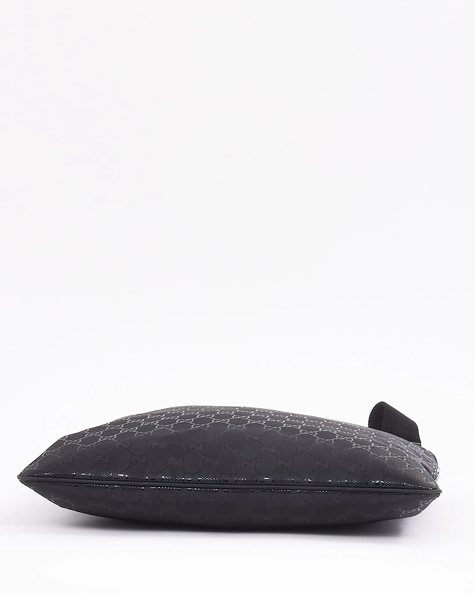 Gucci Black Crystal GG Monogram Canvas Messenger Bag
