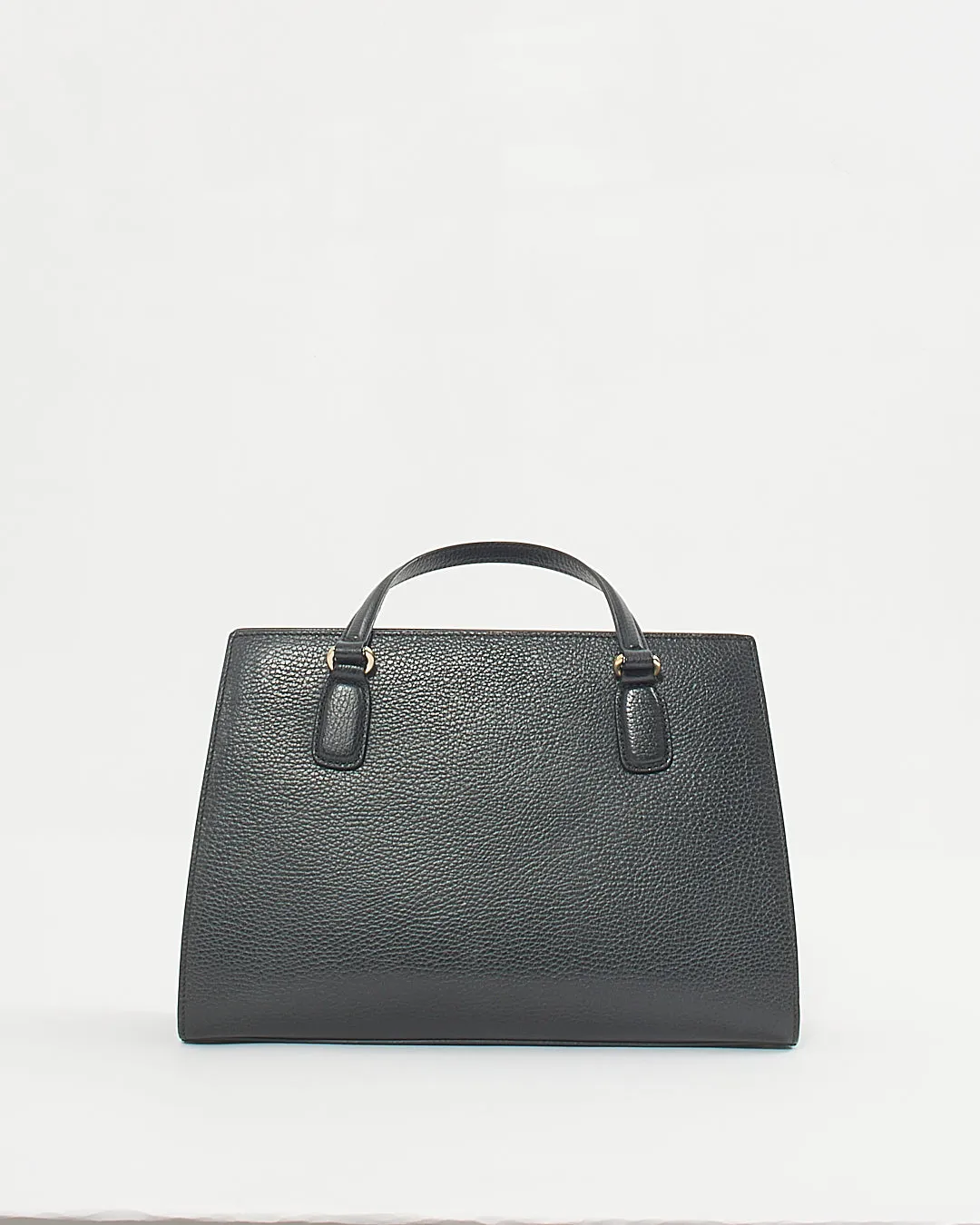 Gucci Black Leather Soho Medium Satchel Top Handle
