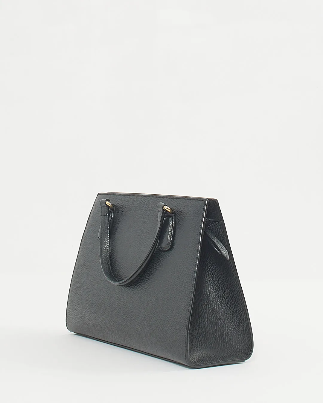 Gucci Black Leather Soho Medium Satchel Top Handle