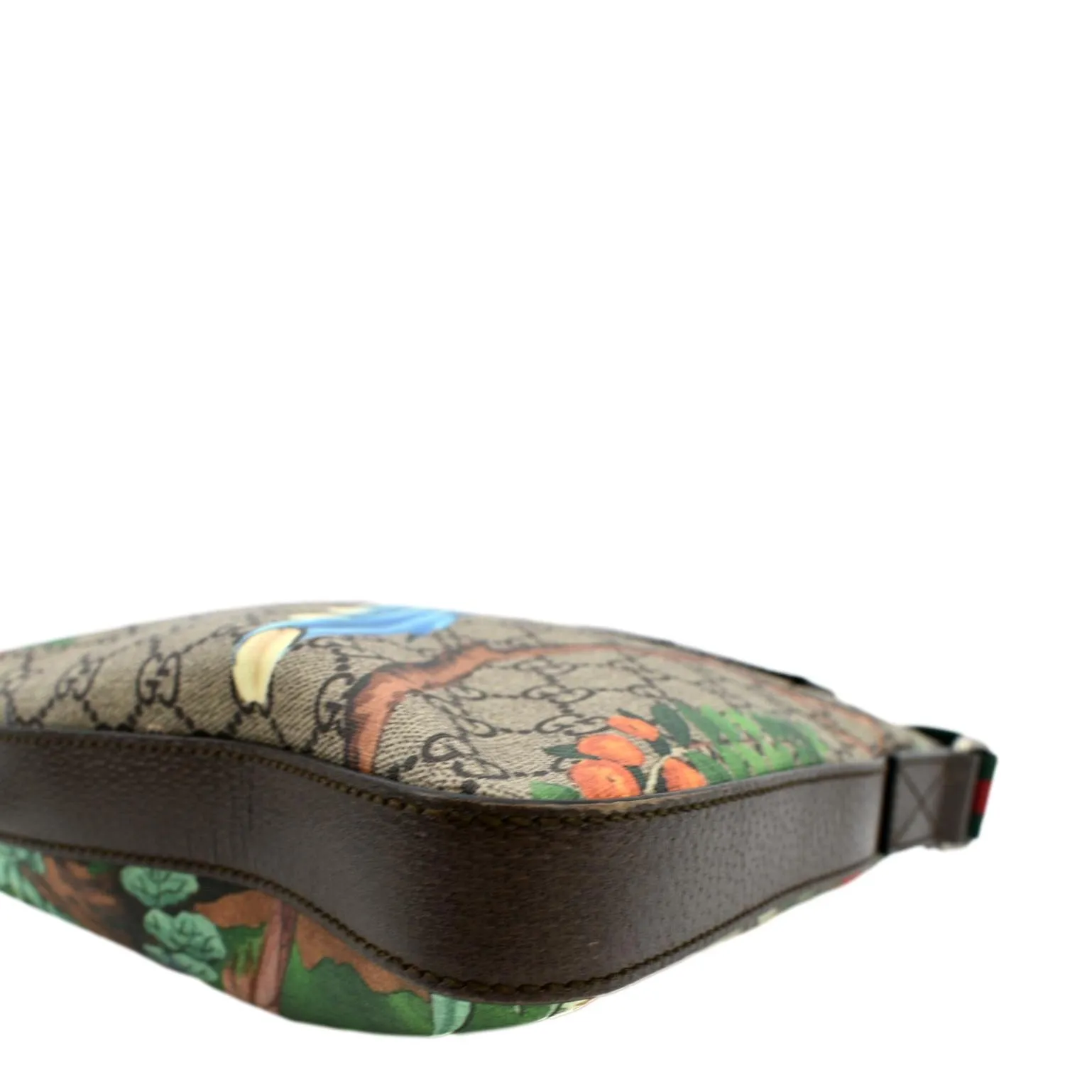 GUCCI Courrier Zip GG Supreme Canvas Messenger Bag Beige 406408