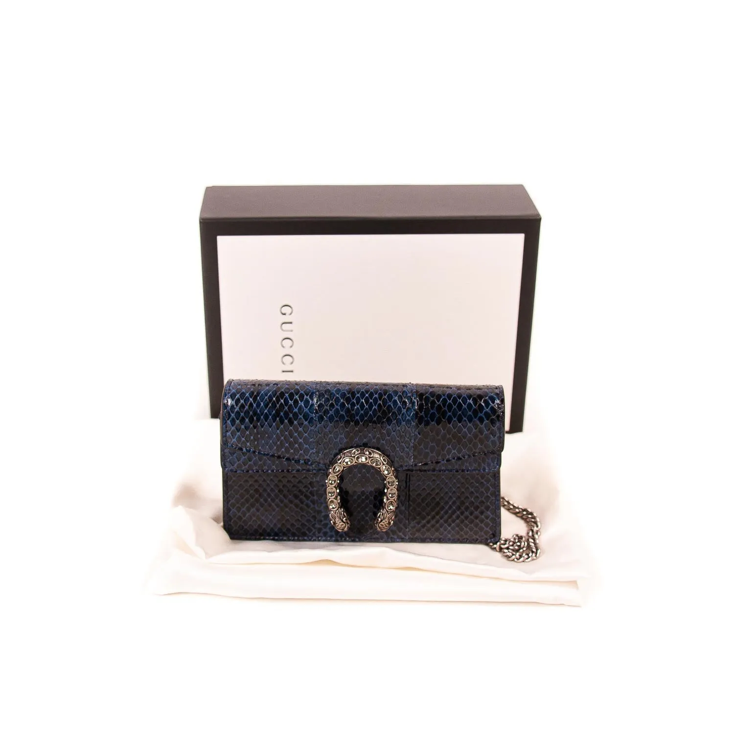 Gucci Dionysus Snake Skin Super Mini Bag