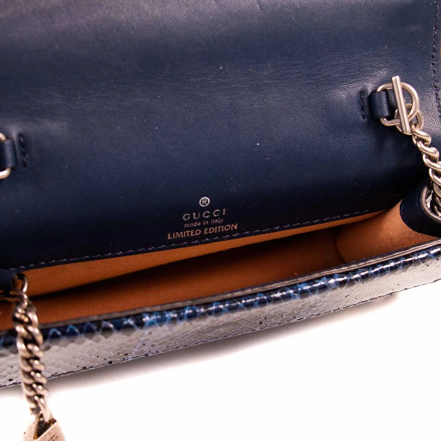 Gucci Dionysus Snake Skin Super Mini Bag