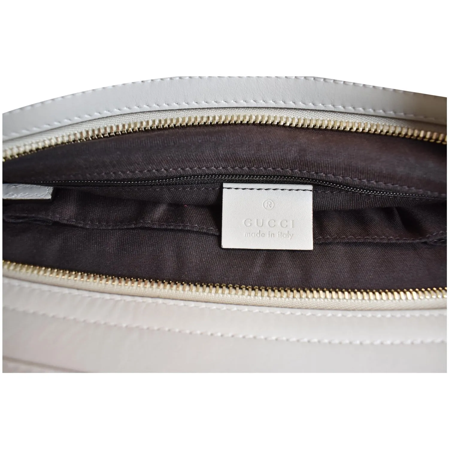 GUCCI GG Plus Supreme Canvas Messenger Shoulder Bag Beige 388930
