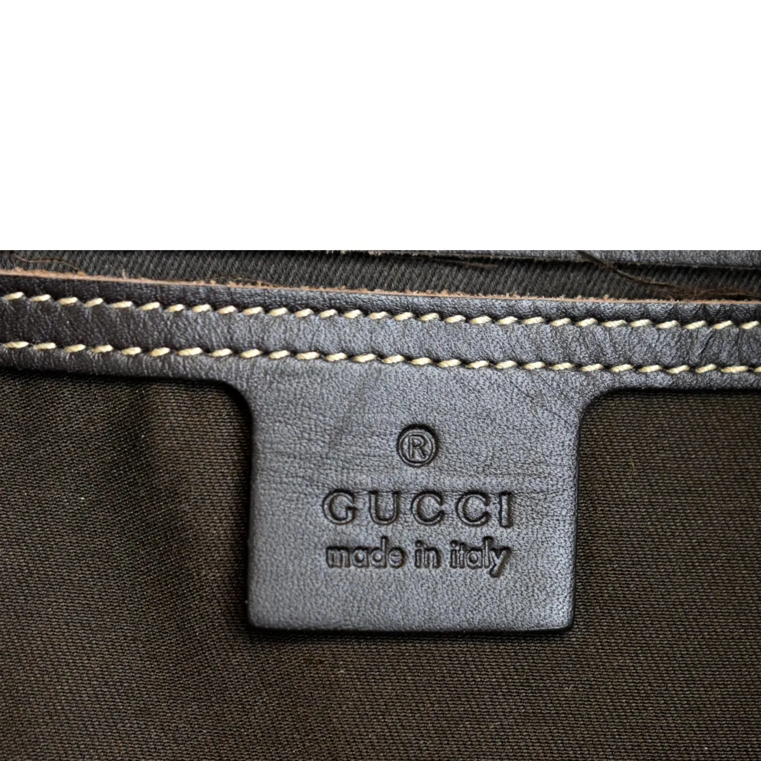 GUCCI GG Supreme Canvas Messenger Shoulder Bag Beige 201446