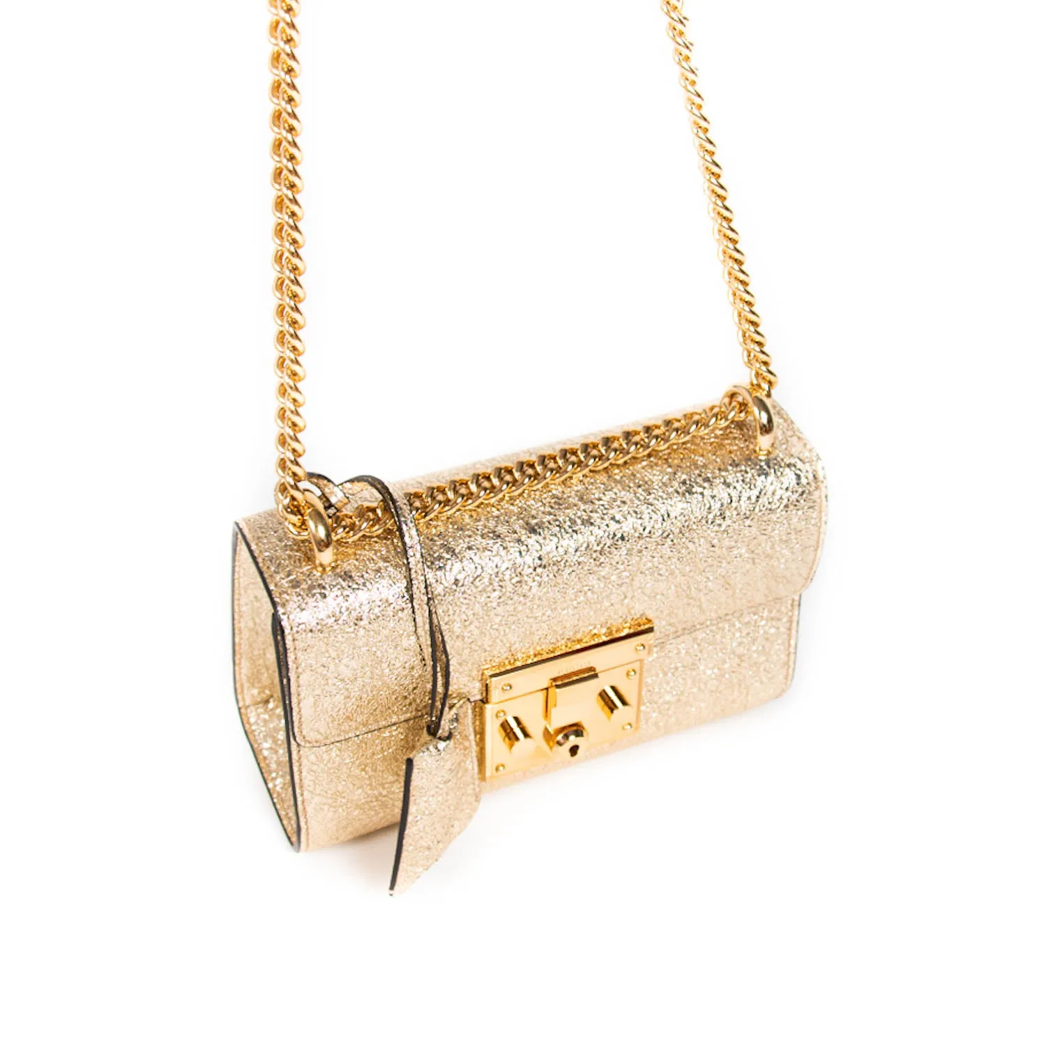 Gucci Metallic Padlock Shoulder Bag