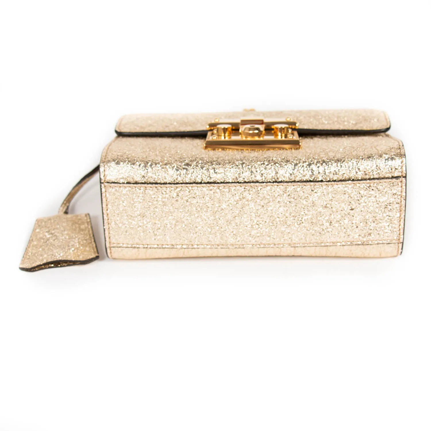 Gucci Metallic Padlock Shoulder Bag