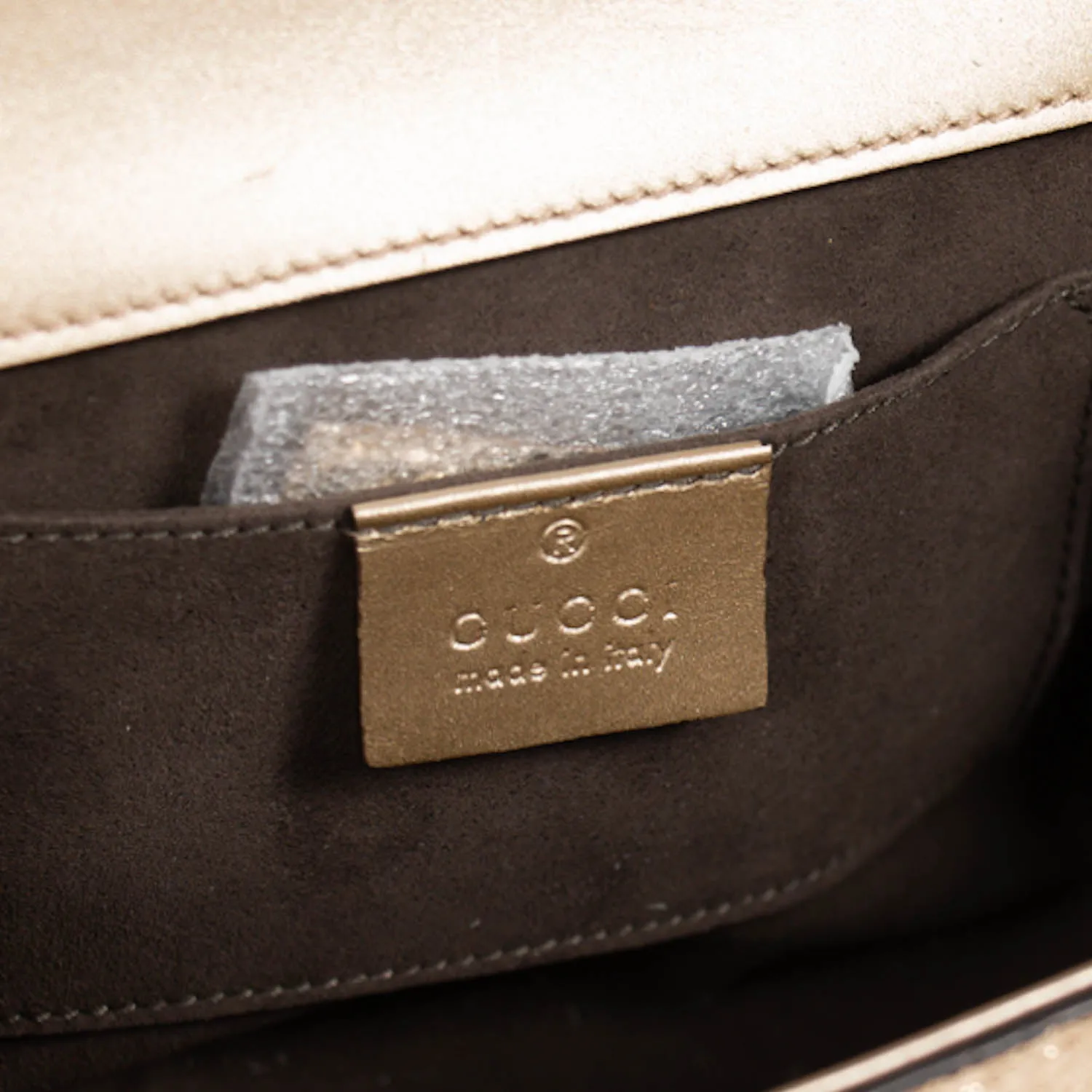 Gucci Metallic Padlock Shoulder Bag