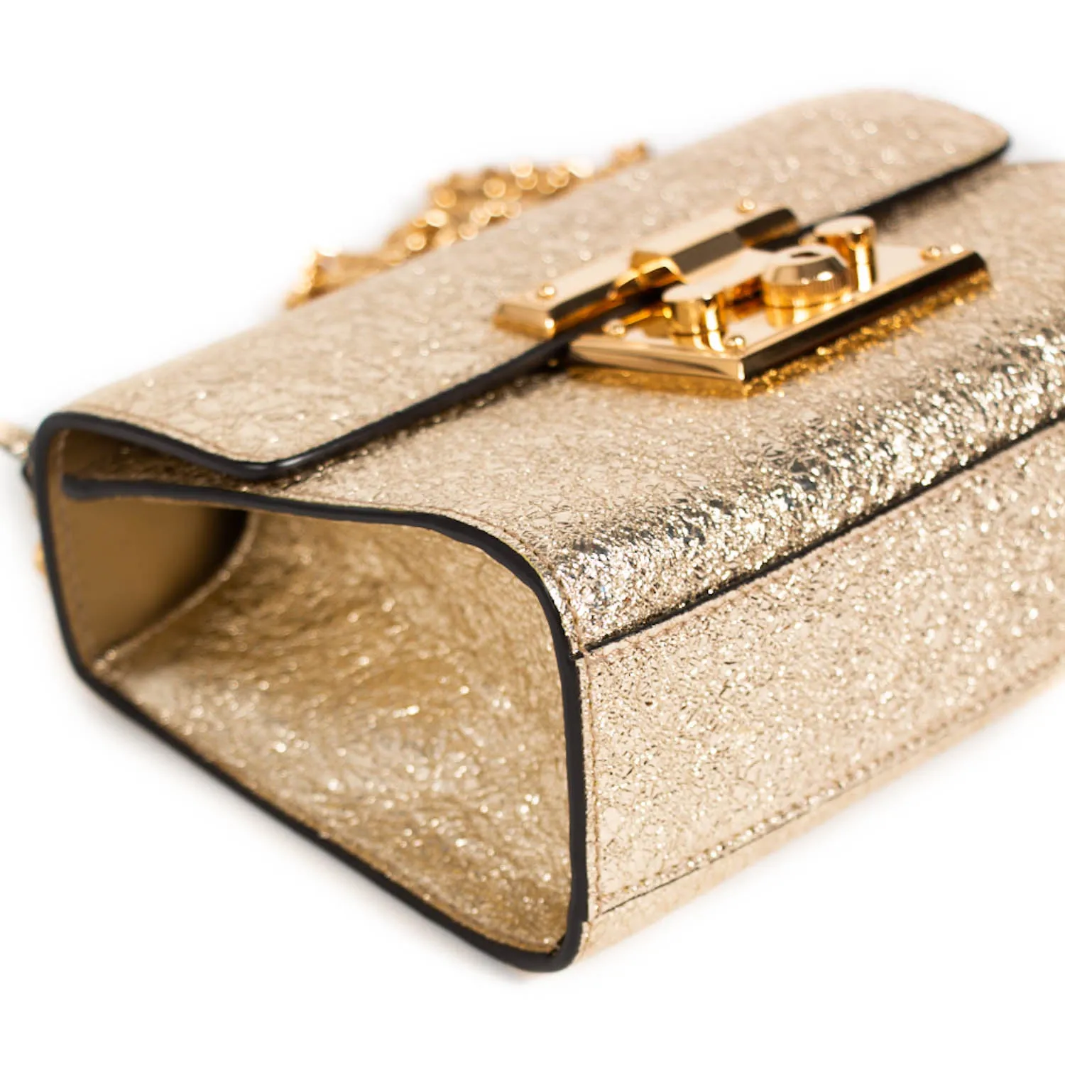 Gucci Metallic Padlock Shoulder Bag