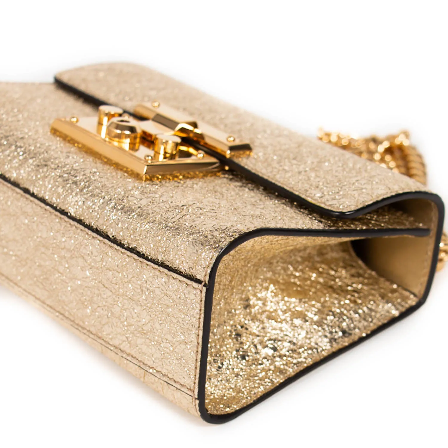 Gucci Metallic Padlock Shoulder Bag