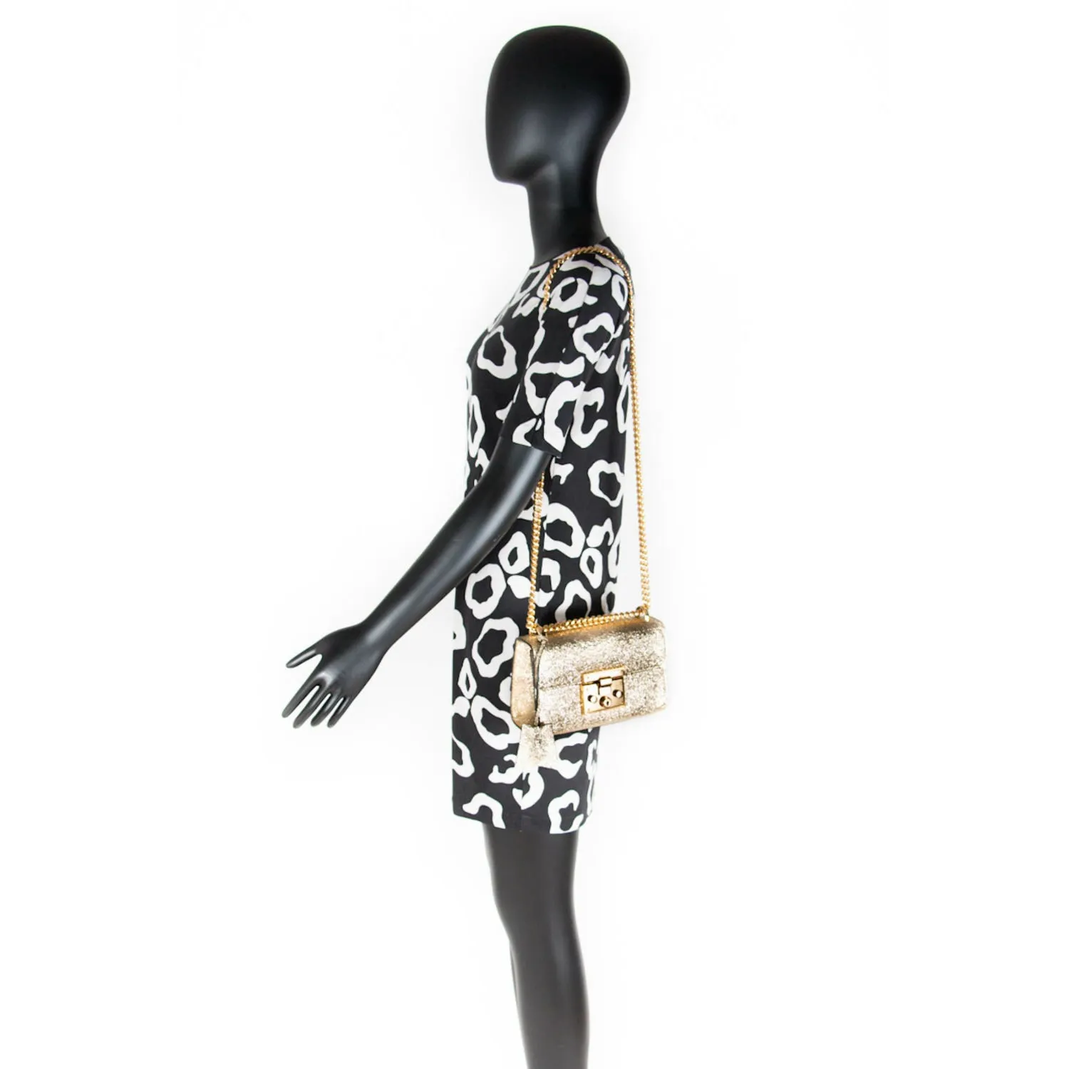 Gucci Metallic Padlock Shoulder Bag