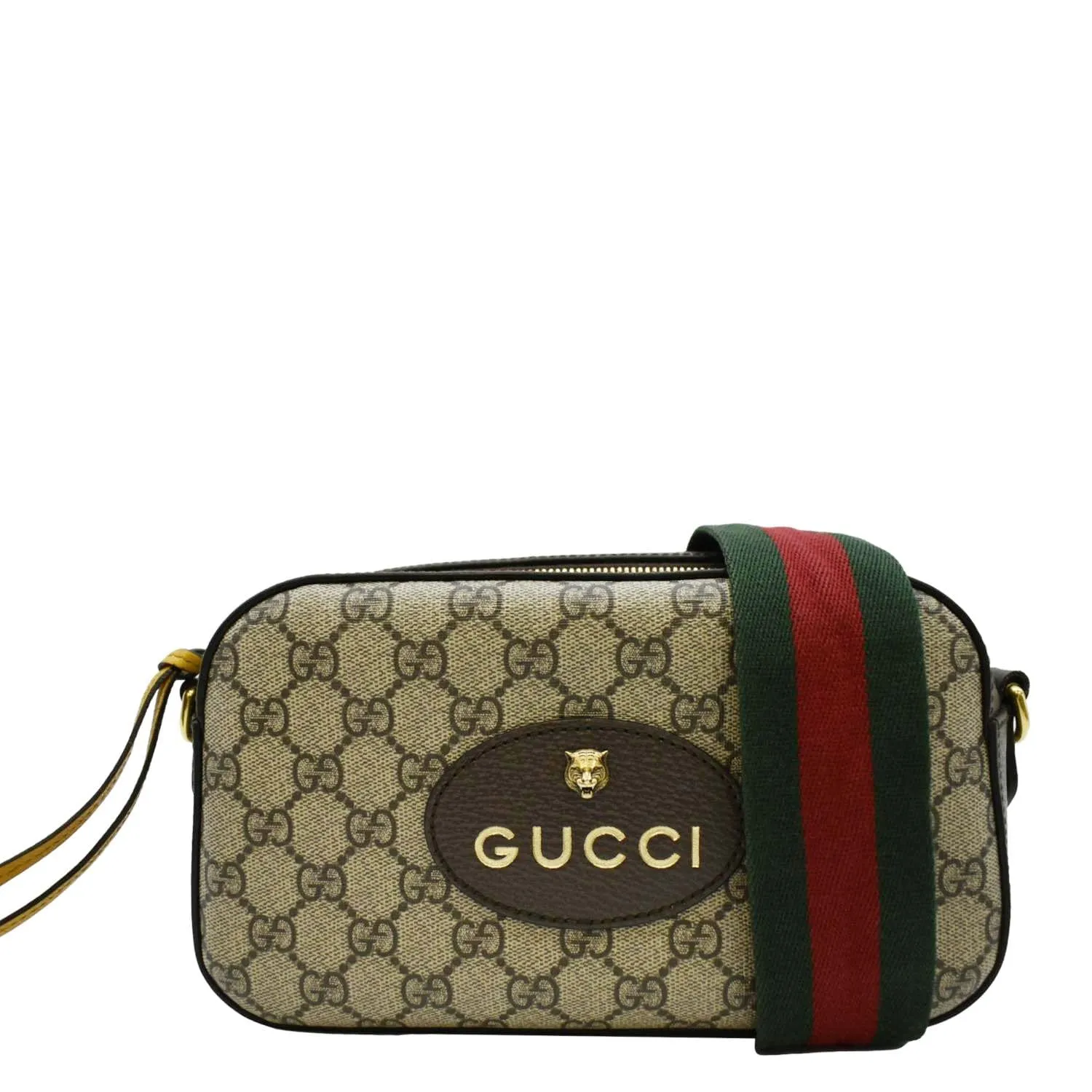GUCCI Neo Vintage GG Supreme Canvas Messenger Bag Beige 476466